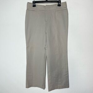 Banana Republic Jackson Fit Wide Leg Beige Dress Pants Career Wear 8